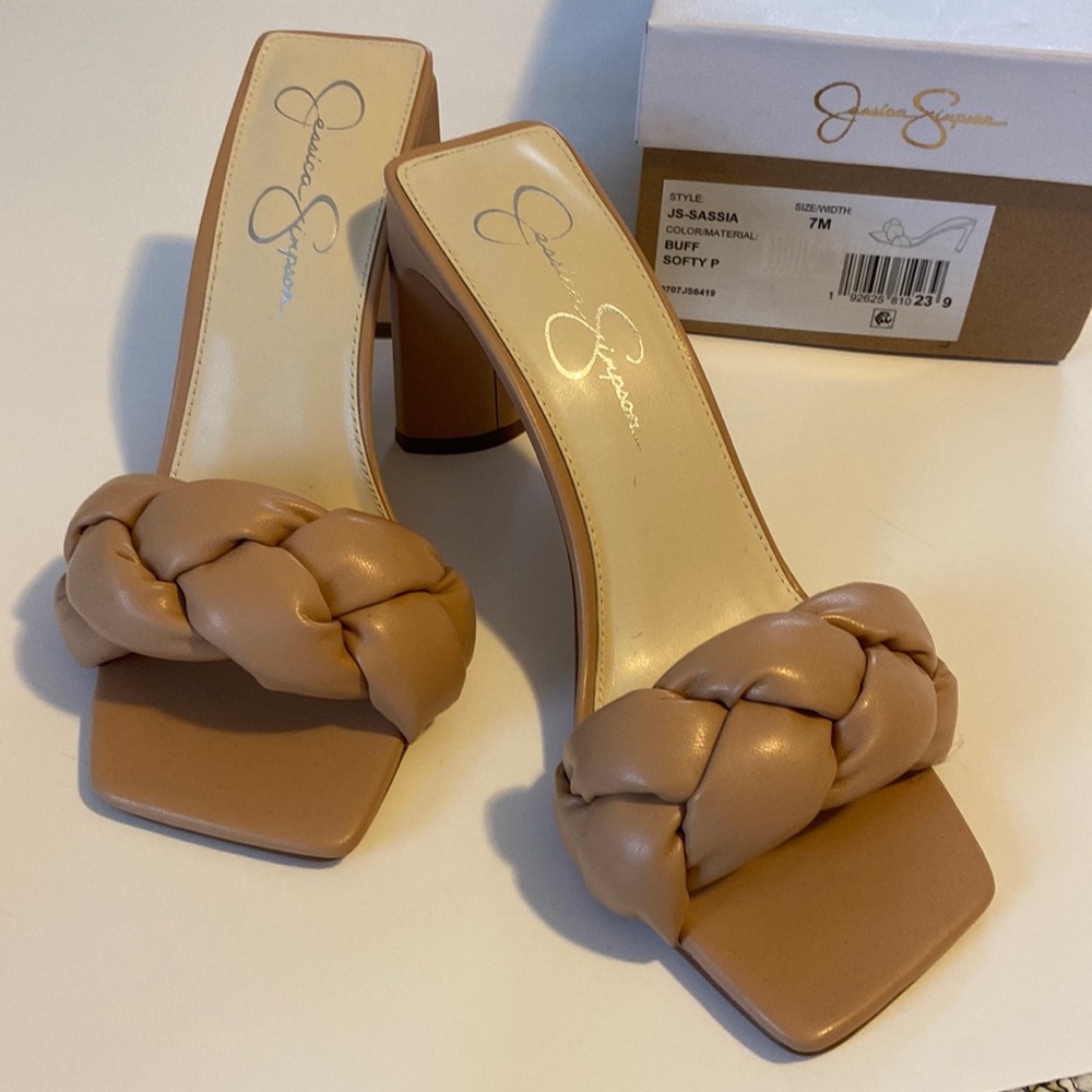 Jessica Simpson braided mules - Softy P